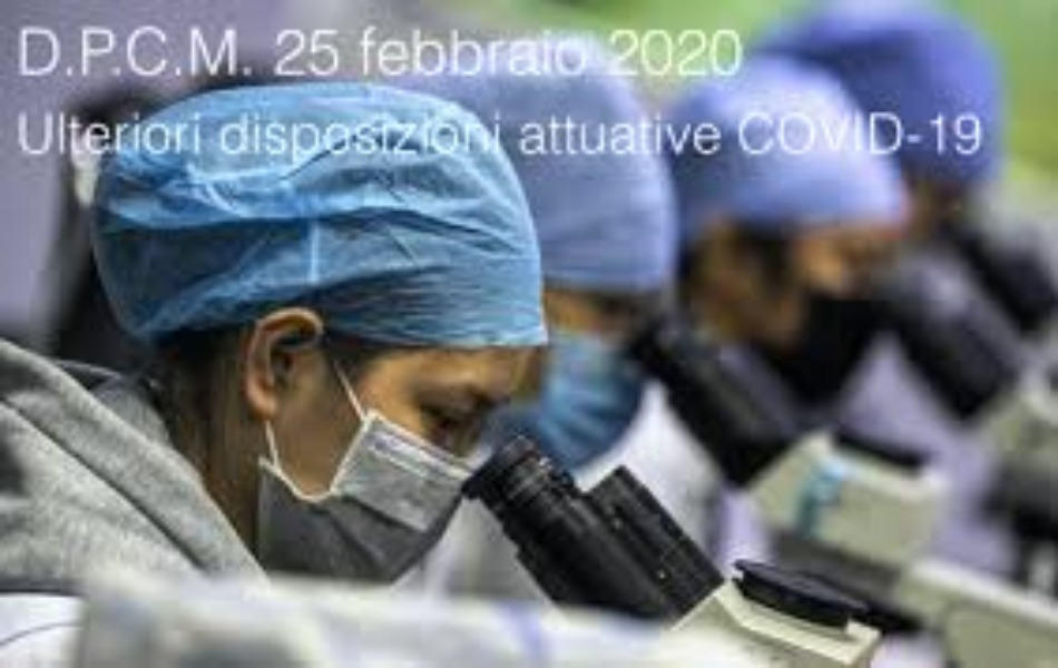 Misure urgenti del contenimento del contagio - Sospensione uscite didattiche fino al 15 marzo 2020  