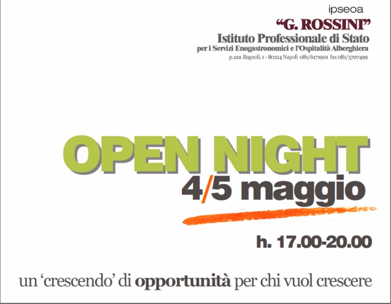 Open Night - Corsi Serali
