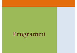 PROGRAMMI A.S. 2014/2015