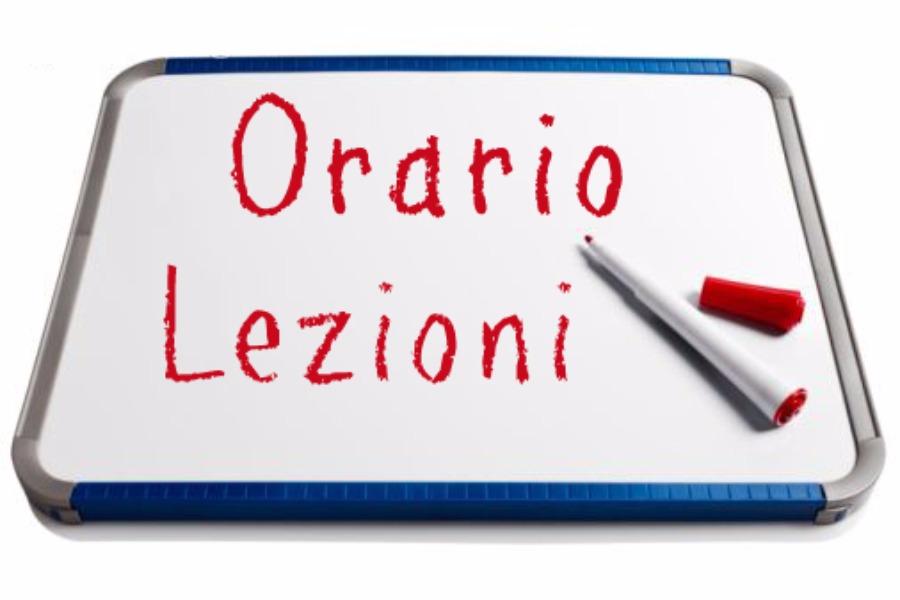 Orario delle lezioni - valido da 08.02.2021
